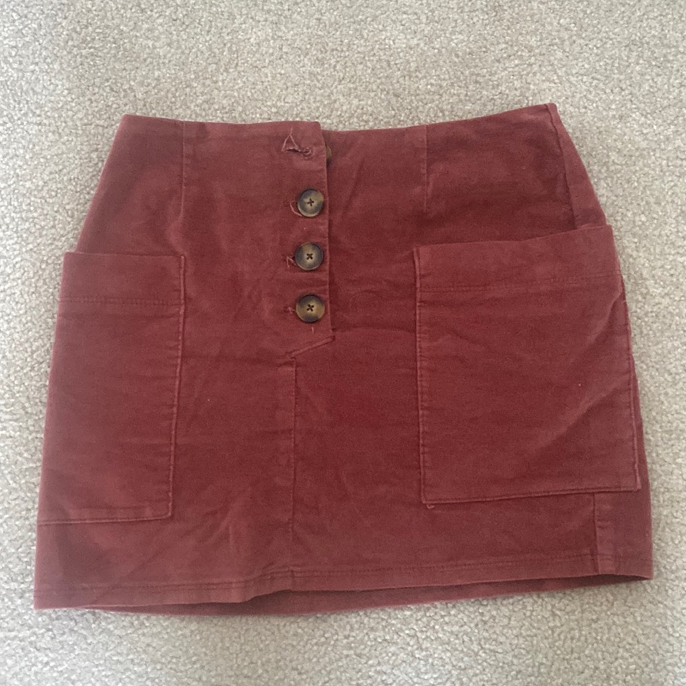 Cordoroy Mini Skirt